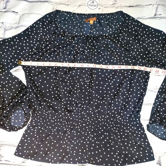Polka dot top by Ellen Tracy size medium - Picture 2 of 3